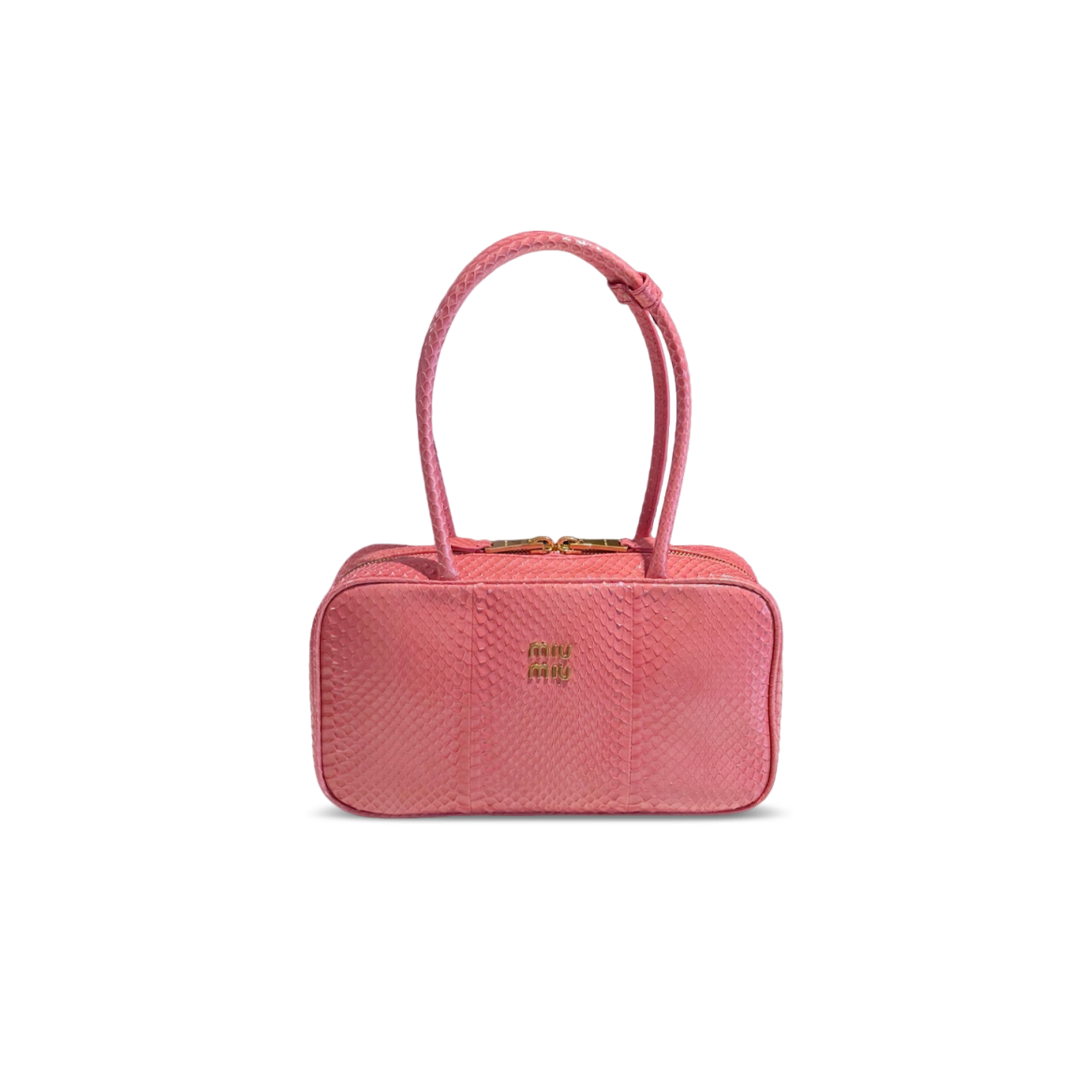 MIU MIU BEAU AYERS LEATHER BAG 5BB172 (30*17*8.5cm)